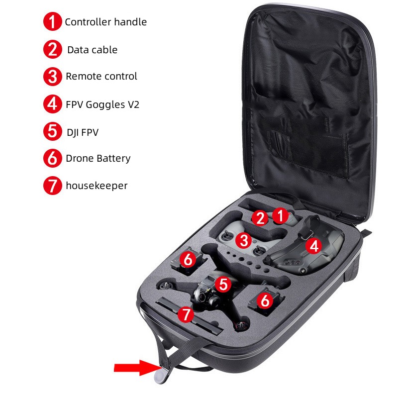 Backpack Hard Case EVA Liner S - Fpv Drone Bag 评论和价格