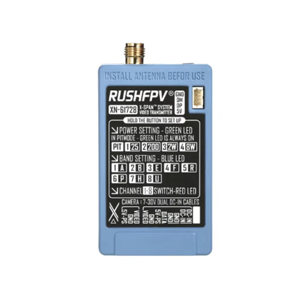 RUSHFPV 6.1‑7.2G 8W X61728 VTX - Fpv Drone Antenna 评论和价格