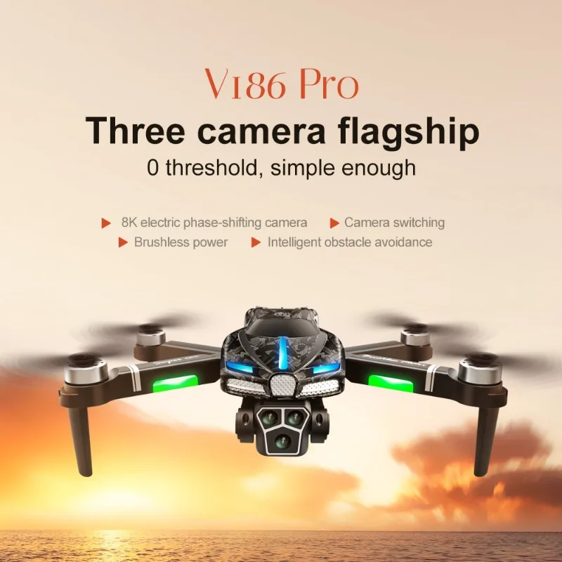 New V186 Pro Drone Professiona - Fpv Drone Charger 评论和价格