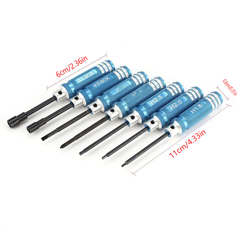 7Pcs 1.5 2.0 2.5mm RC Hex Driv - Fpv Drone Tool Kit 评论和价格