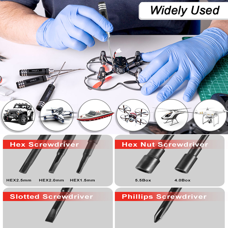7Pcs 1.5 2.0 2.5mm RC Hex Driv - Fpv Drone Tool Kit 评论和价格