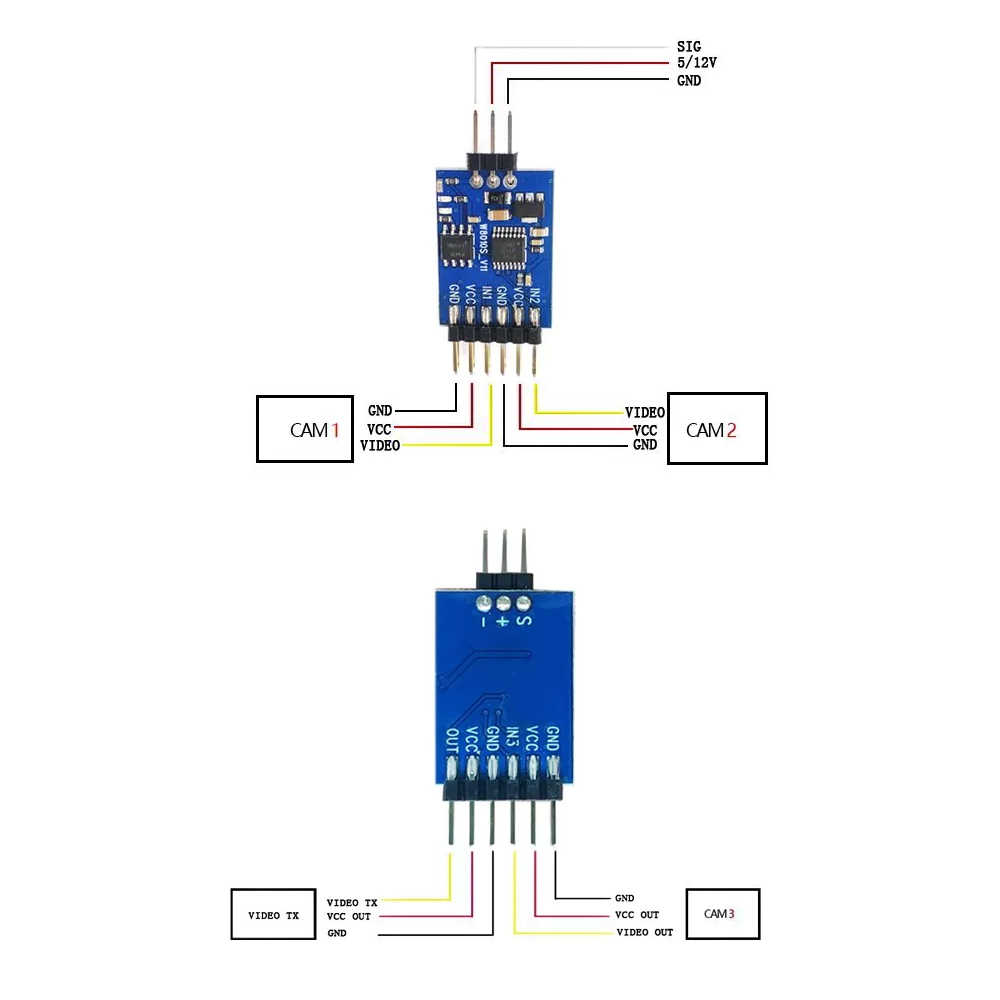 5.8G 3 Channel Video Switcher  - Fpv Drone Battery 评论和价格