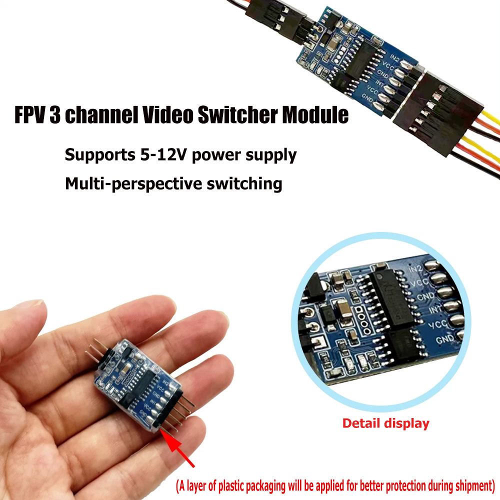 5.8G 3 Channel Video Switcher  - Fpv Drone Battery 评论和价格
