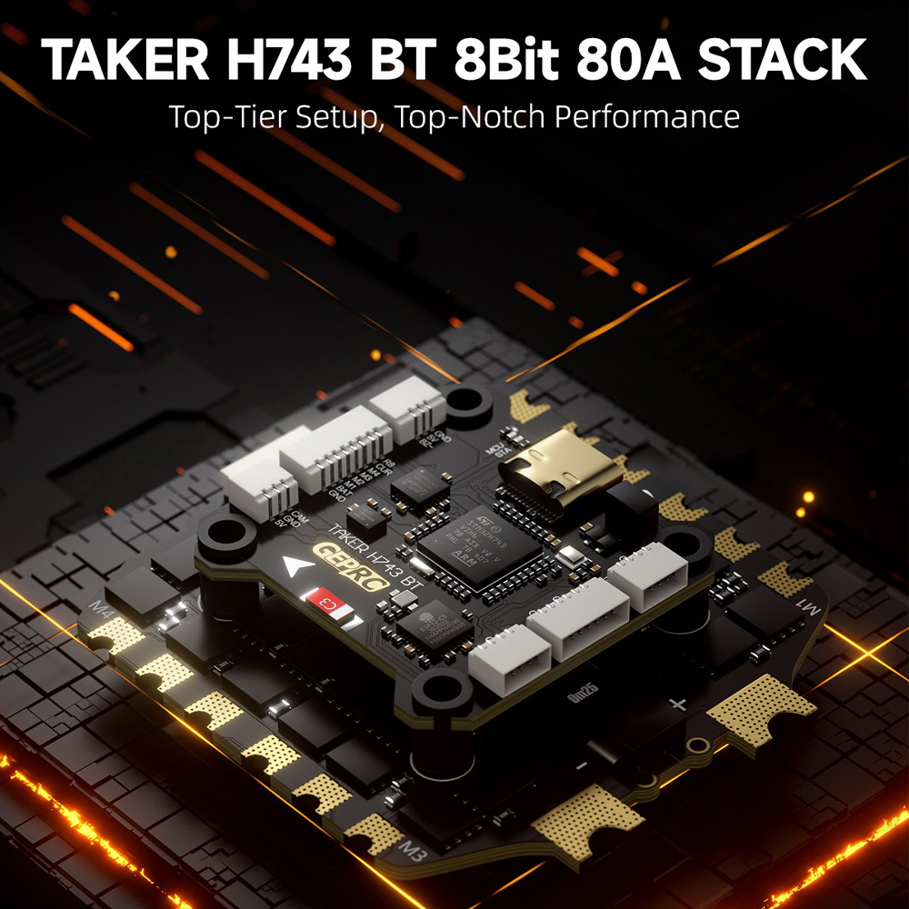GEPRC TAKER H743 BT 8Bit 80A S - Fpv Drone Esc 评论和价格