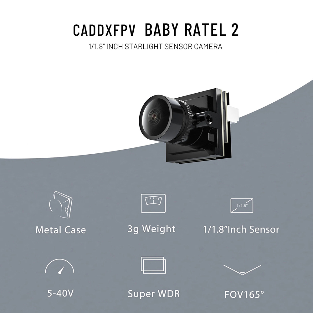 CADDX Micro FPV Camera Ratel 2 - Fpv Drone Camera 评论和价格