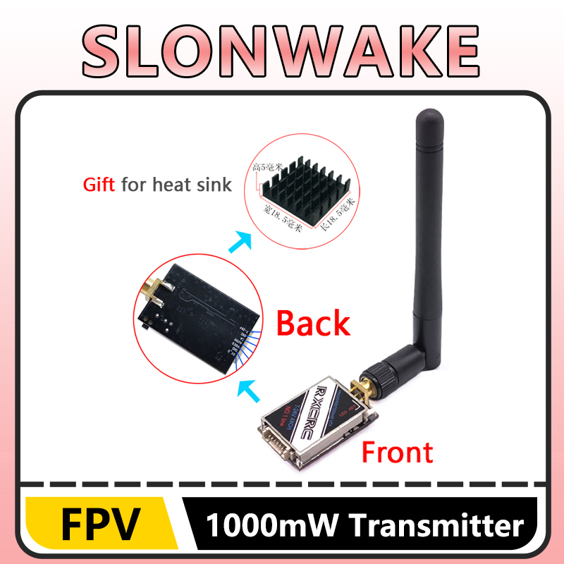 SLONWAKE  5.8G 48CH 1W VTX 100 - Fpv Drone Camera 评论和价格