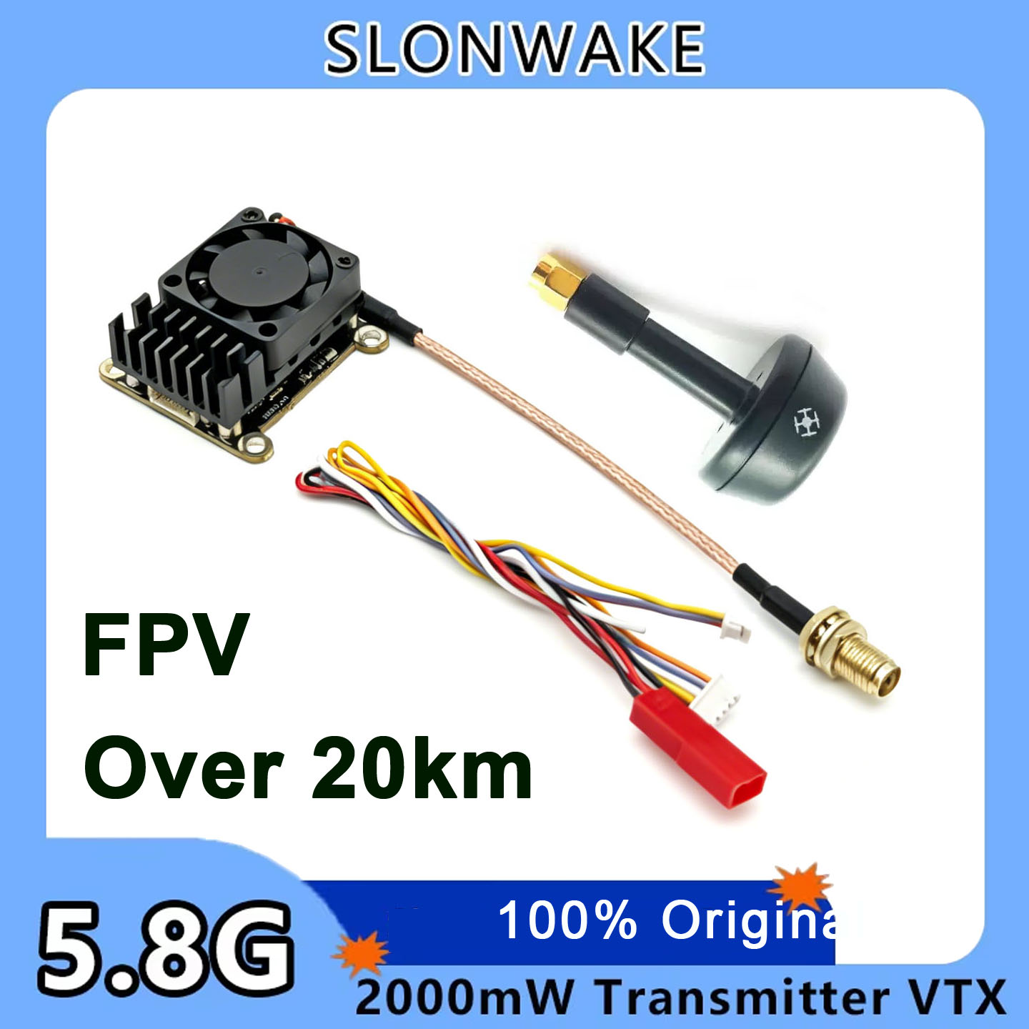 New upgrade 5.8Ghz 2W adjustab - Fpv Drone Transmitter 评论和价格