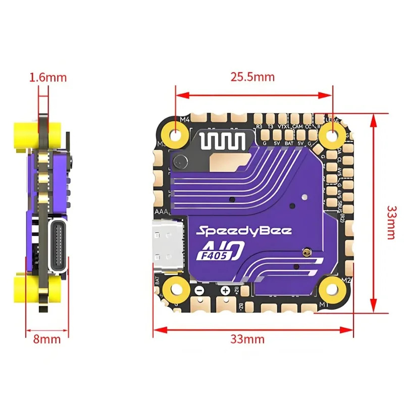 SpeedyBee F405 AIO Flight Cont - Fpv Drone Flight Controller 评论和价格