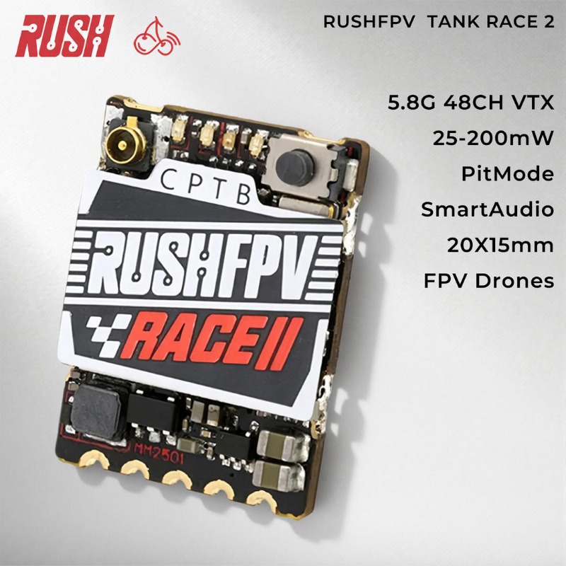RushFPV 5.8GHz FPV VTX 48CH 25 - Fpv Drone Vtx 评论和价格